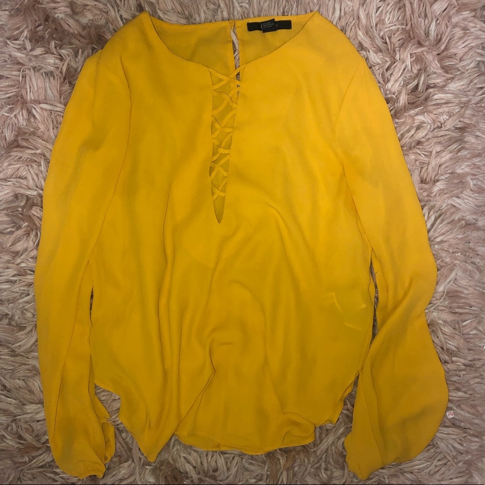 Yellow Cross Top